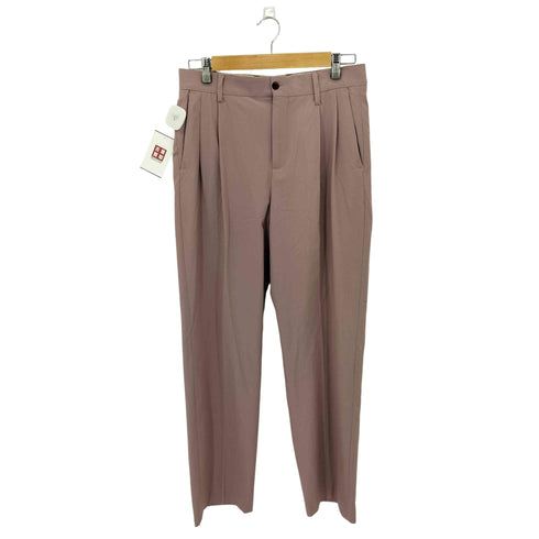 ザラ ZARA 2タック ストレート スラックスパンツ メンズ