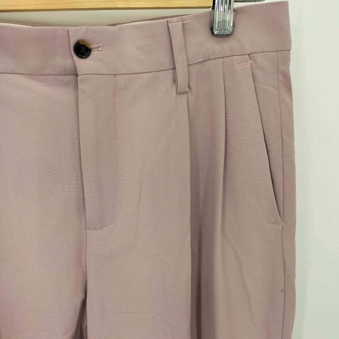 ザラ ZARA 2タック ストレート スラックスパンツ メンズ