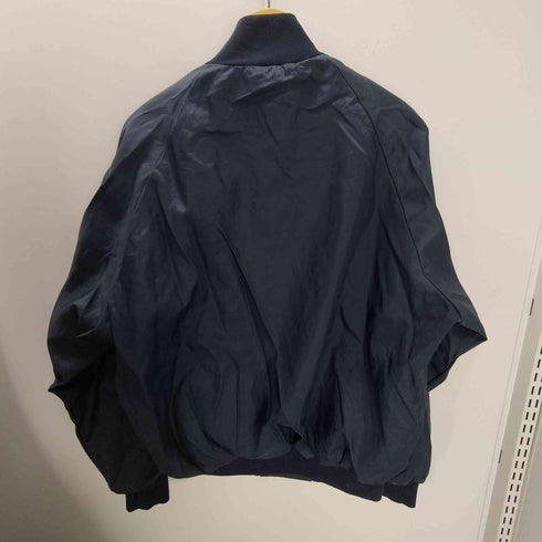 エーエスダブリュージャケット ASW JACKETS 90S USA製 Jerry's Tile ロゴ プリント ナイロン サテン スタジャン ブルゾン ジャケット メンズ import:L