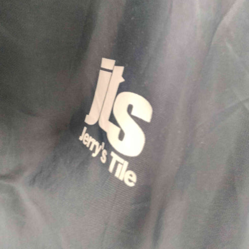 エーエスダブリュージャケット ASW JACKETS 90S USA製 Jerry's Tile ロゴ プリント ナイロン サテン スタジャン ブルゾン ジャケット メンズ import:L