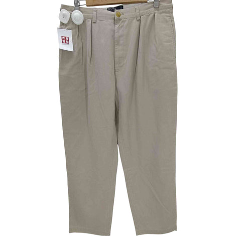 ポロバイラルフローレン Polo by RALPH LAUREN 90S メキシコ製 ANDREW PANT 内向き2タック ワイド チノ スラックス パンツ メンズ 36/32