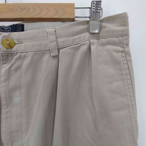 ポロバイラルフローレン Polo by RALPH LAUREN 90S メキシコ製 ANDREW PANT 内向き2タック ワイド チノ スラックス パンツ メンズ 36/32
