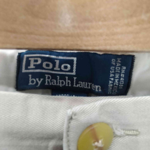 ポロバイラルフローレン Polo by RALPH LAUREN 90S メキシコ製 ANDREW PANT 内向き2タック ワイド チノ スラックス パンツ メンズ 36/32
