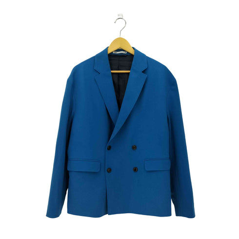 ザラ ZARA ダブルブレスト ブレザー テーラードジャケット メンズ S