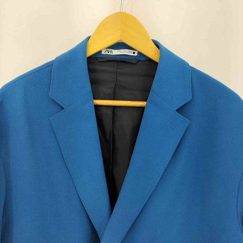 ザラ ZARA ダブルブレスト ブレザー テーラードジャケット メンズ S