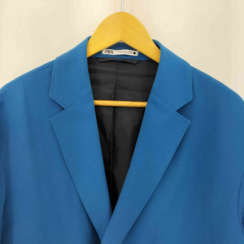 ザラ ZARA ダブルブレスト ブレザー テーラードジャケット メンズ S