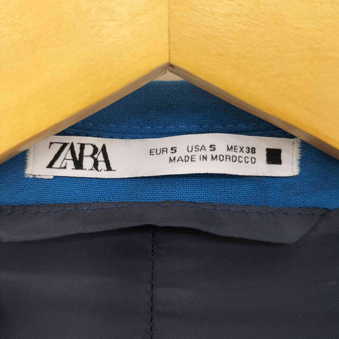 ザラ ZARA ダブルブレスト ブレザー テーラードジャケット メンズ S