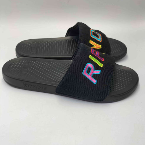 リップンディプ RIPNDIP レインボー 刺繍 コーデュロイ スポーツ サンダル メンズ 12