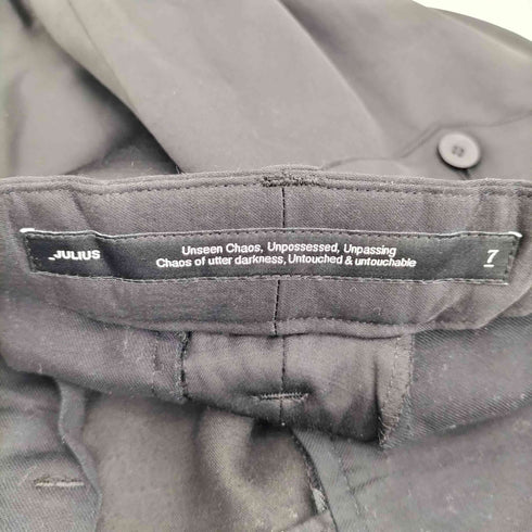 ユリウス JULIUS 25SS Wool Cupro Satin Flare Pants メンズ JPN:4