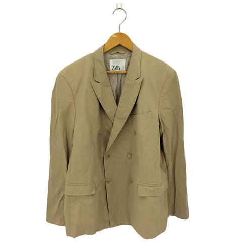 ザラ ZARA STUDIO COLLECTION ダブルブレスト テーラードジャケット メンズ 50