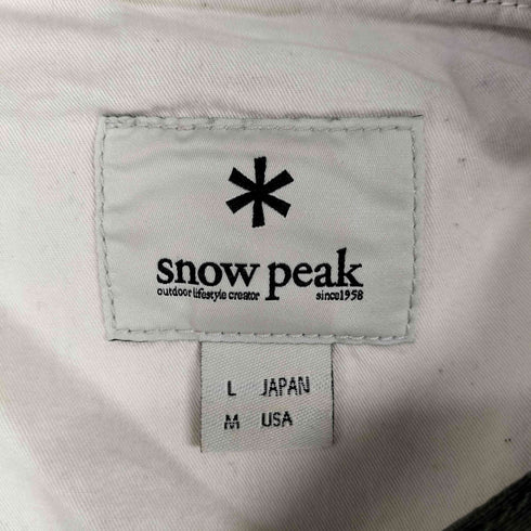 スノーピーク Snow Peak ミリタリーデザイン カーゴパンツ メンズ JPN:L