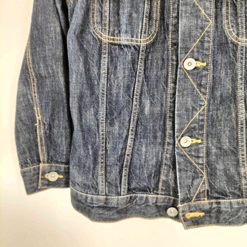 ジーナシス JEANASIS イーブンリバーストレッチデニムブルゾン レディース FREE