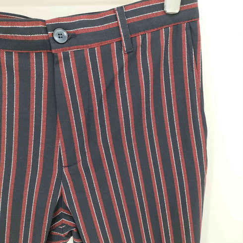 ザラマン ZARA MAN ストライプ ウォレットチェーン付き ストレートパンツ メンズ 38