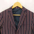ザラマン ZARA MAN ストライプ 2ボタン ブレザー テーラードジャケット メンズ 46