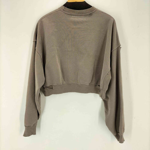 レミレリーフ REMI RELIEF THE SHISHIKUI クロップドクルーネックスウェット レディース JPN:M