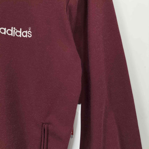 アディダス adidas 00s ロゴ刺繍 ハイネック ジップアップ ジャケット メンズ 4