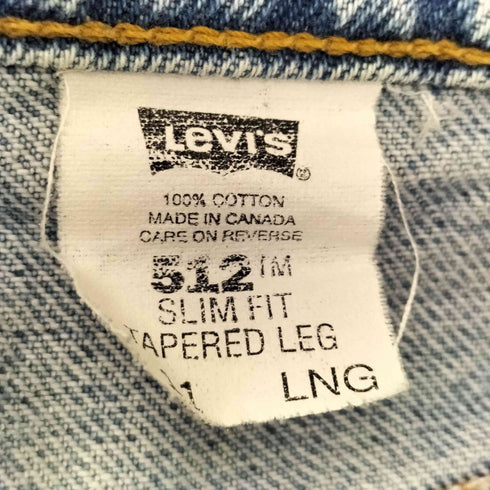 リーバイス Levis 216刻印 512 SLIM FIT TAPERED LEG デニムパンツ レディース JPN:L L