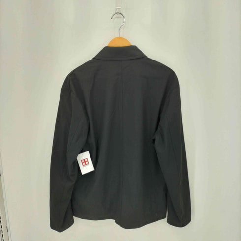 ザラ ZARA ノーカラー フェイク スウェード スエード ジャケット メンズ M