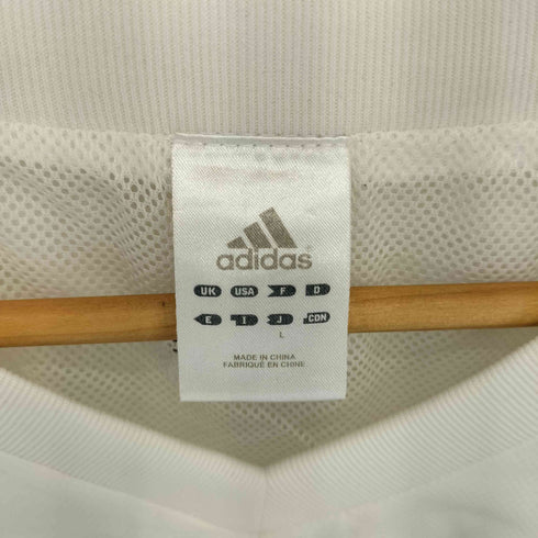 アディダス adidas 裏地メッシュ ポリエステル Vネック プルオーバー ピステ メンズ JPN:L