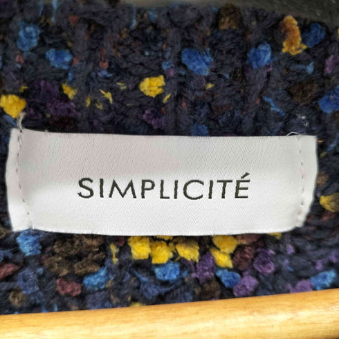 シンプリシテェ SIMPLICITE ポコポコヤーンニットプルオーバー レディース