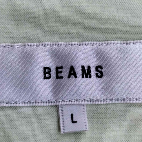 ビームス BEAMS 23SS ソリッド イージーフィット ミニレギュラーカラー シャツ メンズ JPN:L