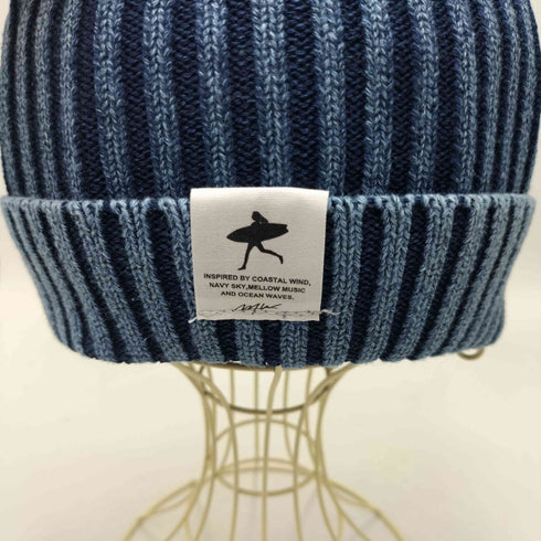 ダブルティー WTW インディゴ ニット キャップ メンズ