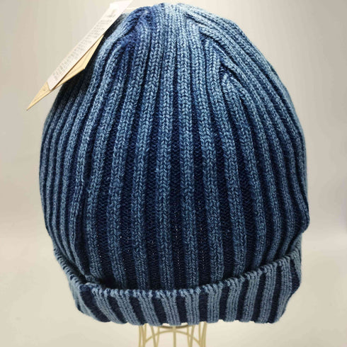 ダブルティー WTW インディゴ ニット キャップ メンズ