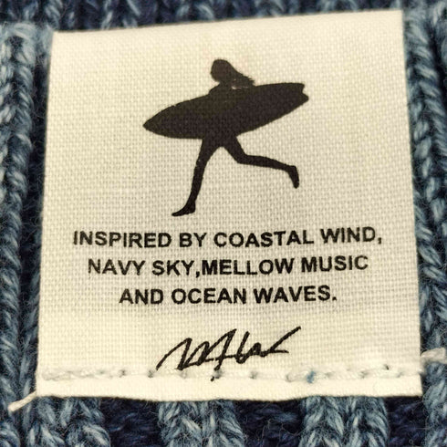 ダブルティー WTW インディゴ ニット キャップ メンズ