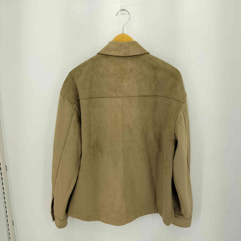 ザラ ZARA フェイク スエード スウェード シャツジャケット メンズ S