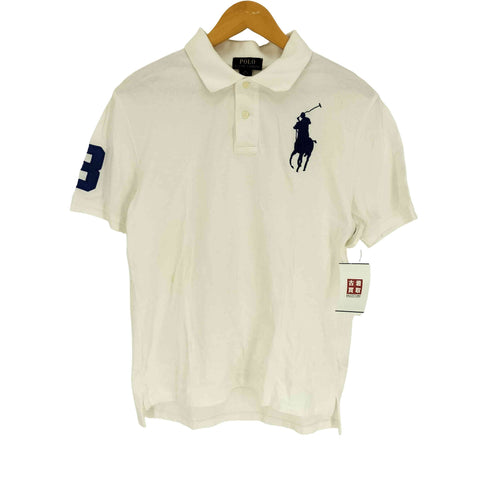 ポロラルフローレン POLO RALPH LAUREN ビッグポニー 刺繍 鹿の子 S/S ポロシャツ メンズ import:XL