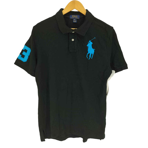 ポロラルフローレン POLO RALPH LAUREN ビッグポニー 刺繍 鹿の子 S/S ポロシャツ メンズ import:XL