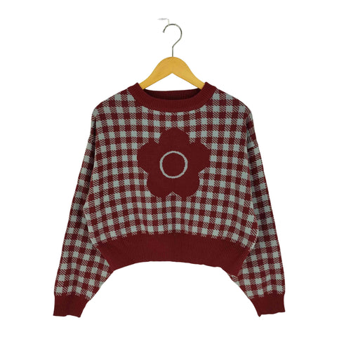 マリークワント MARY QUANT デイジージャガードニット レディース FREE