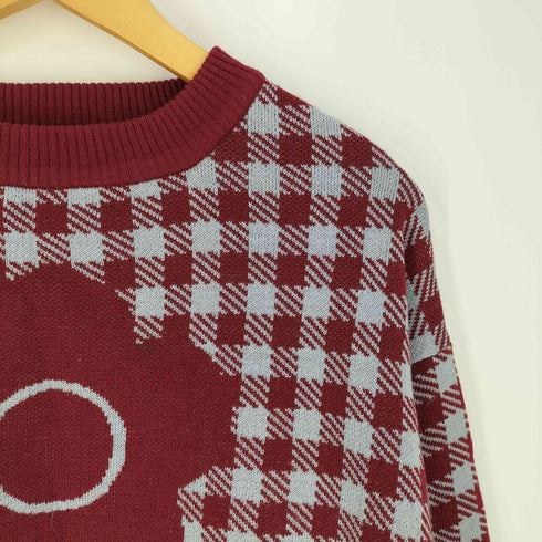 マリークワント MARY QUANT デイジージャガードニット レディース FREE