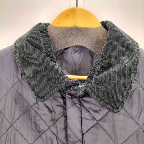 バブアー Barbour コーデュロイ切り替え キルティングジャケット メンズ import:XL