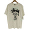 ステューシー Stussy 00S ワールドツアー プリント S/S クルーネック Tシャツ メンズ import:XL