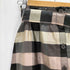 グレースコンチネンタル GRACE CONTINENTAL シルクチェックスカート レディース 36