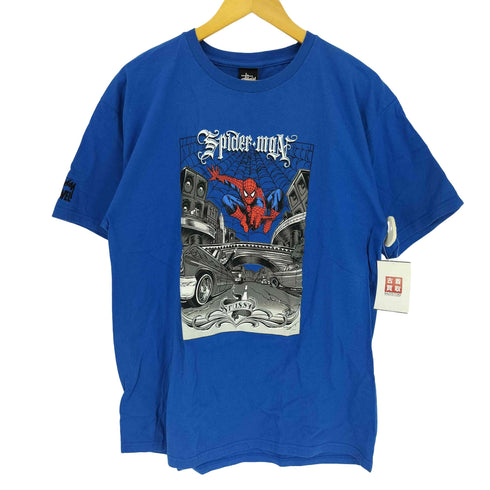 ステューシー Stussy アメコミ キャラクター コラボ プリント S/S クルーネック Tシャツ メンズ import:L