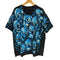 リキッドブルー LIQUID BLUE スカルパイル プリント 総柄 クルーネック S/S Tシャツ メンズ import:XL