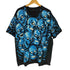リキッドブルー LIQUID BLUE スカルパイル プリント 総柄 クルーネック S/S Tシャツ メンズ import:XL