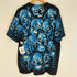 リキッドブルー LIQUID BLUE スカルパイル プリント 総柄 クルーネック S/S Tシャツ メンズ import:XL