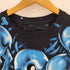 リキッドブルー LIQUID BLUE スカルパイル プリント 総柄 クルーネック S/S Tシャツ メンズ import:XL