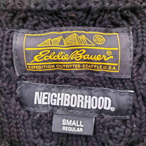 ネイバーフッド NEIGHBORHOOD BORDER CABLE KNIT ボーダー ケーブル クルーネックニット メンズ import:S