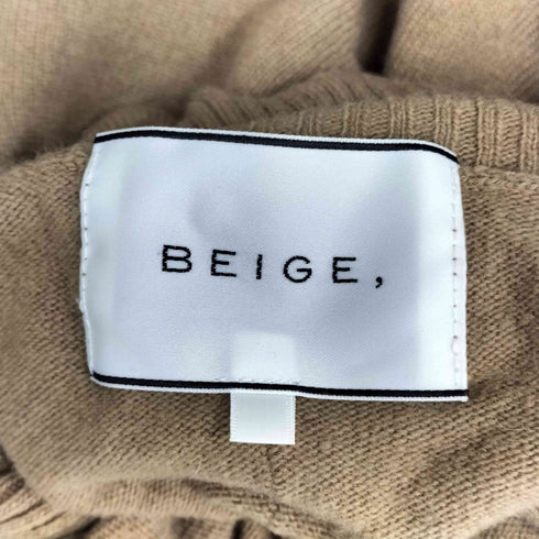 ベイジ BEIGE カシミヤ混ウールタートルネックニット レディース 4