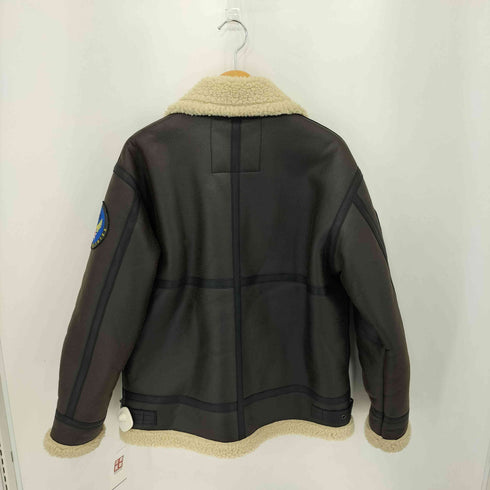 アルファインダストリーズ ALPHA INDUSTRIES B-3 パッチド フェイクムートン ジャケット メンズ import:M