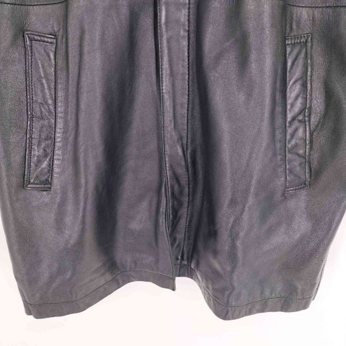 GENEROUS インナー付き フェイクレザー セミロング ジャケット レディース JPN:M
