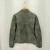 ザラ ZARA チャームエフェクト クロップド フェイクレザー ジャケット メンズ L