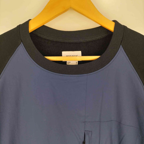 ウールリッチ WOOLRICH パネルナイロン L/S カットソー メンズ import:L