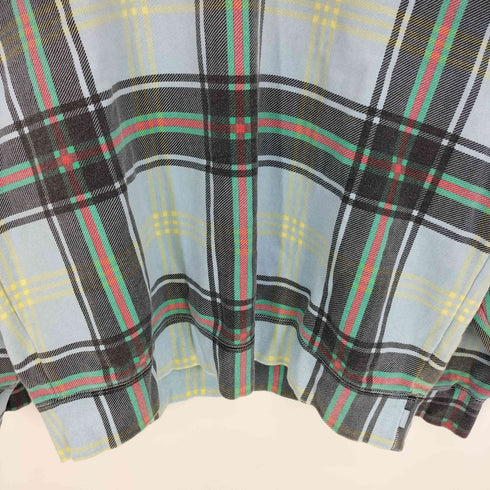 シュプリーム Supreme 21SS Plaid Crewneck Light Blue メンズ import:XL