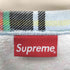 シュプリーム Supreme 21SS Plaid Crewneck Light Blue メンズ import:XL