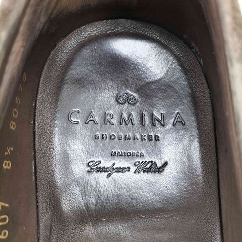 カルミナ CARMINA 80578 スエードコインローファー メンズ 8 1/2